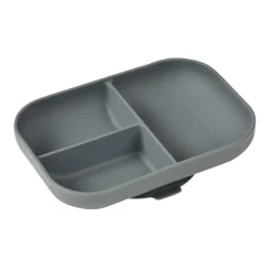 BÉABA Couverts Vaisselle Et Bavoirs<Assiette compartimentée silicone Gris minéral