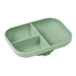 BÉABA Couverts Vaisselle Et Bavoirs<Assiette compartimentée silicone Vert sauge