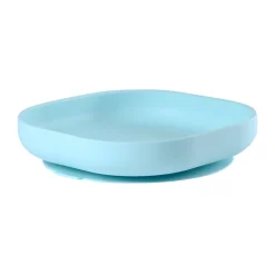 BÉABA Couverts Vaisselle Et Bavoirs<Assiette silicone ventouse Bleu clair