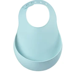 BÉABA Couverts Vaisselle Et Bavoirs<Bavoir silicone Bleu clair