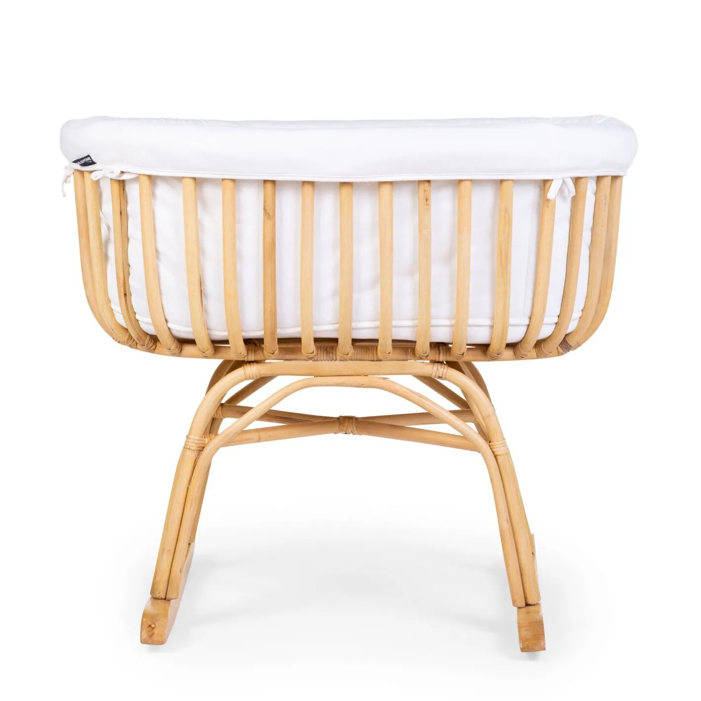 BÉABA Berceaux Et Couffins<Berceau Rotin - 90x70x71 Cm + Habillage Jersey Ecru - Matela