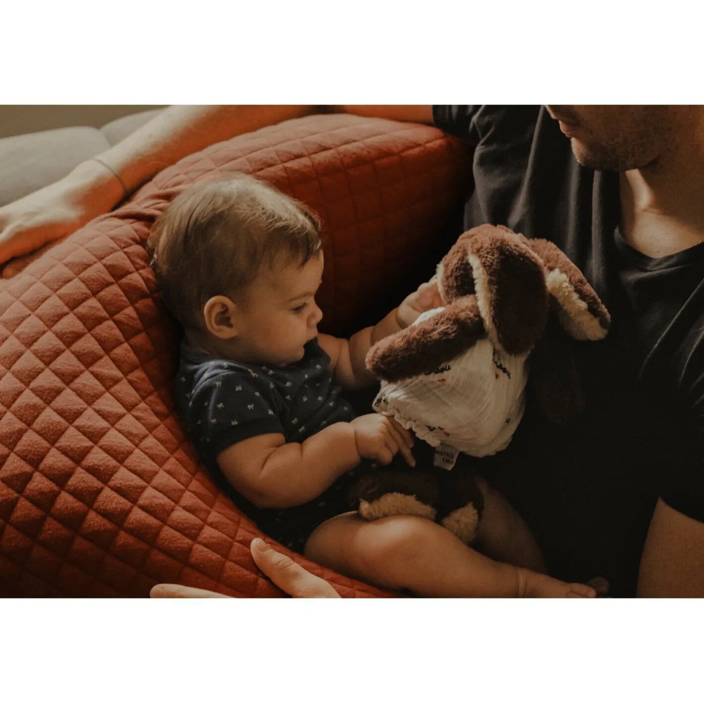 BÉABA Coussin D'allaitement<Big Flopsy™ Fleur de coton® Terracotta