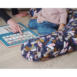 BÉABA Coussin D'allaitement<Big Flopsy™ Jersey Lorena blue