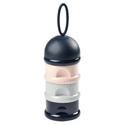 BÉABA Doseurs De Lait|Biberons Et Accessoires<Boite doseuse de lait 3 compartiments empilables Night blue/Rose