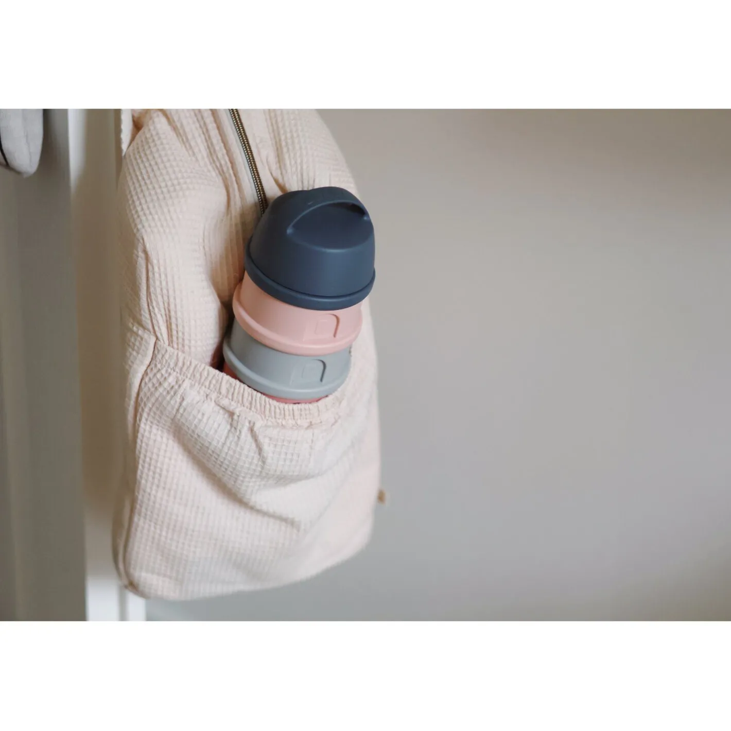 BÉABA Doseurs De Lait|Biberons Et Accessoires<Boîte doseuse de lait 4 compartiments empilables Gris/Rose