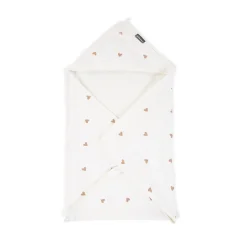 BÉABA Capes De Bain<Cape De Bain + Gant - 80x80 Cm - Jersey - Hearts