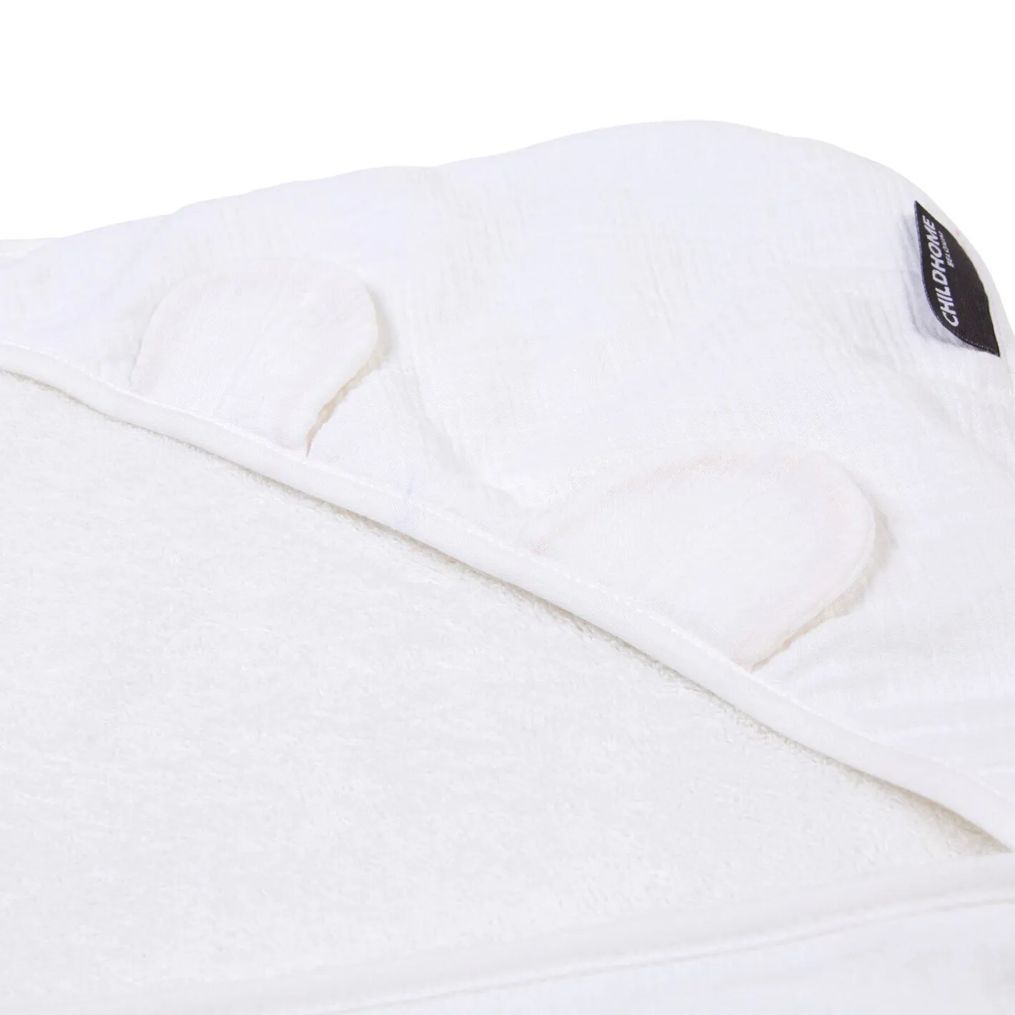 BÉABA Capes De Bain<Cape De Bain + Gant - 80x80 Cm - Muslin / Terry Teddy