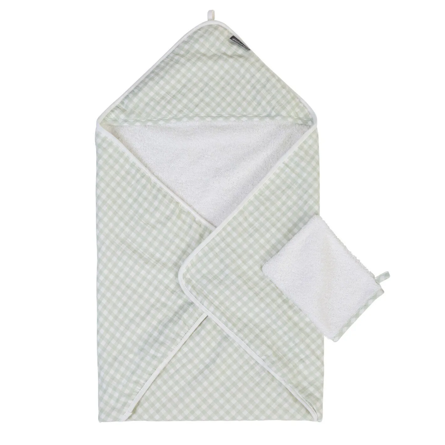 BÉABA Capes De Bain<Cape De Bain + Gant - 80x80 Cm - Jersey - Forêt - Mousseline