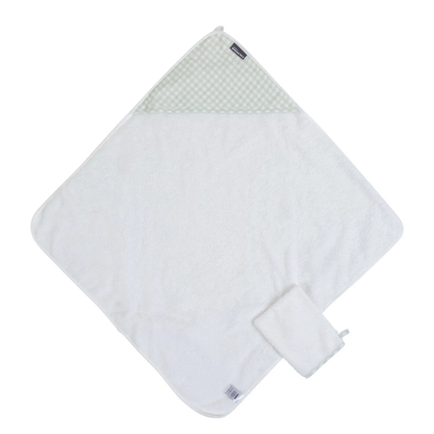BÉABA Capes De Bain<Cape De Bain + Gant - 80x80 Cm - Jersey - Forêt - Mousseline