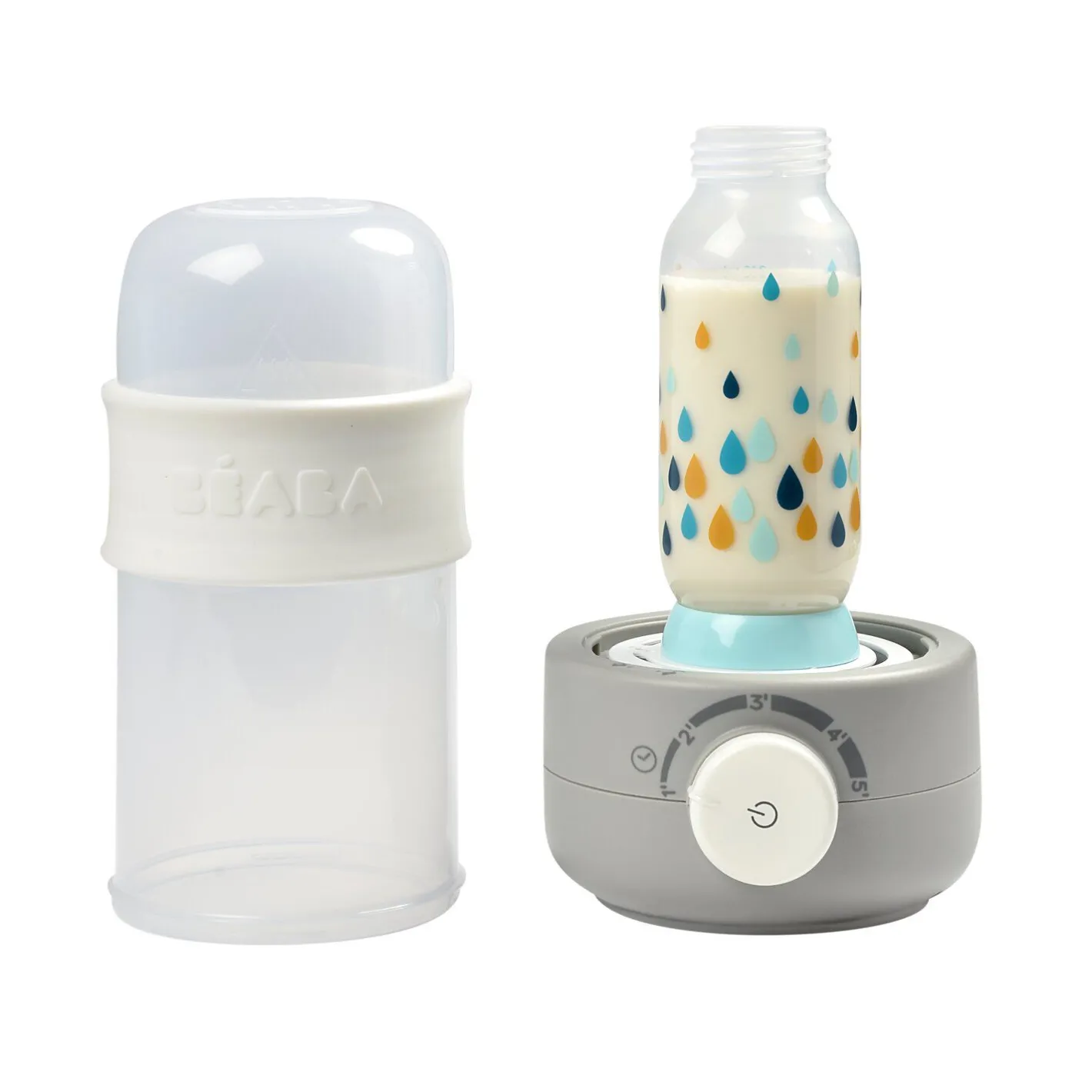 BÉABA Chauffe-biberon Et Préparateurs<Chauffe biberon Babymilk Second Gris
