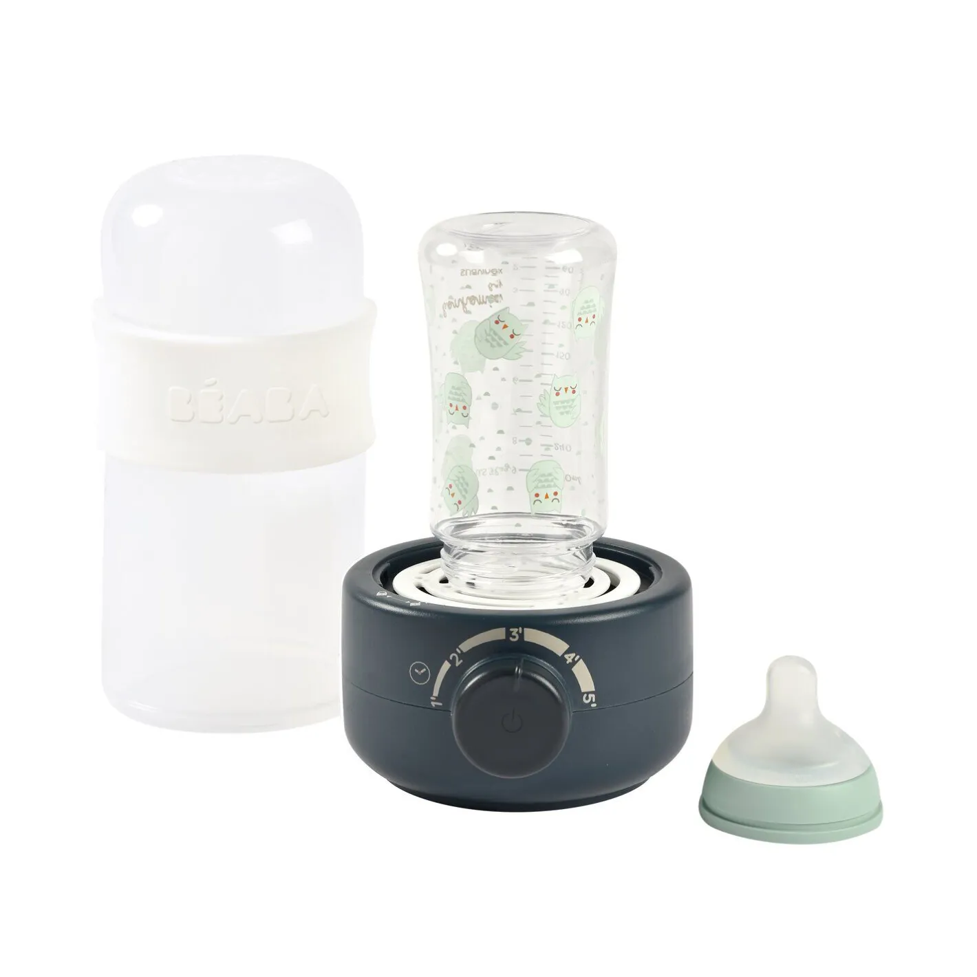 BÉABA Chauffe-biberon Et Préparateurs<Chauffe biberon Babymilk Second Night Blue