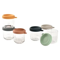 BÉABA Pots De Conservation|Pots De Conservation<Coffret 6 portions verre 250ml Sunrise