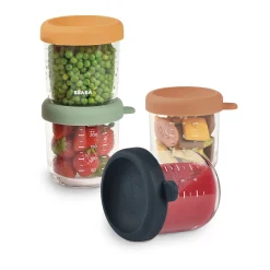 BÉABA Couverts Vaisselle Et Bavoirs<Coffret 4 portions verre 250ml Sunrise