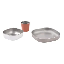 BÉABA Couverts Vaisselle Et Bavoirs<Coffret repas inox Terracotta