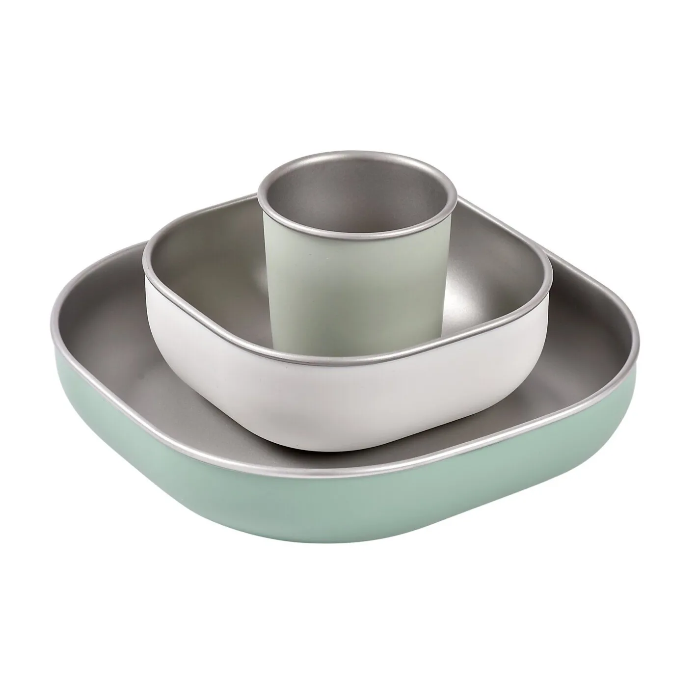 BÉABA Couverts Vaisselle Et Bavoirs<Coffret repas inox Vert sauge