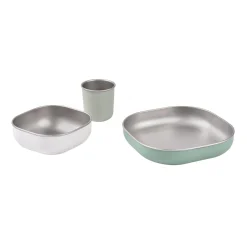 BÉABA Couverts Vaisselle Et Bavoirs<Coffret repas inox Vert sauge