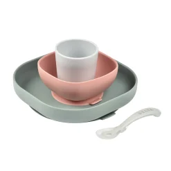 BÉABA Couverts Vaisselle Et Bavoirs<Coffret repas silicone Eucalyptus