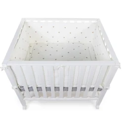 BÉABA Parcs Bébé Et Accessoires<Contour De Parc - 35x340 Cm - Jersey + Mousseline - Hearts