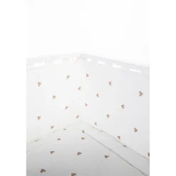 BÉABA Parcs Bébé Et Accessoires<Contour De Parc - 35x340 Cm - Jersey + Mousseline - Hearts