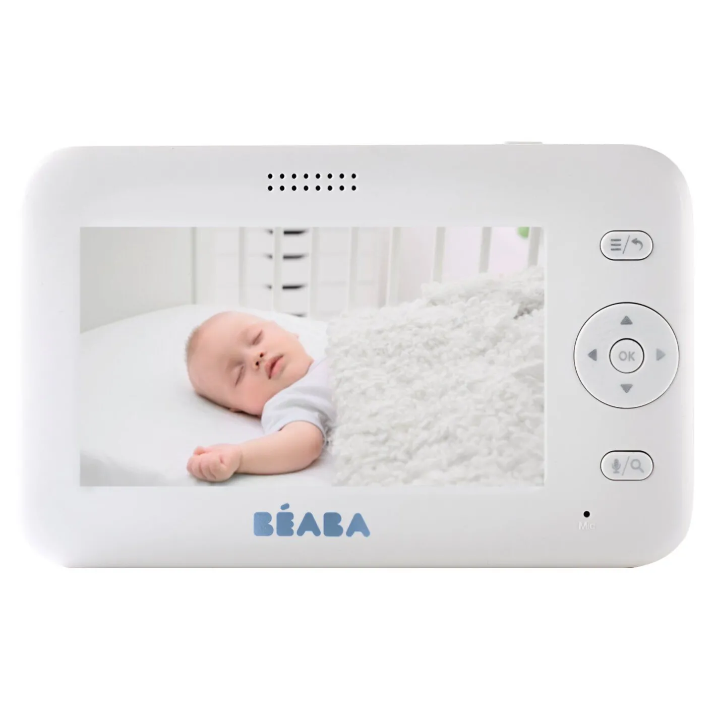 BÉABA Babyphone, Écoute-bébé<Ecoute bébé vidéo Zen+ Blanc