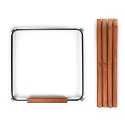 BÉABA Coussins Et Accessoires|Chaises Évolutives<Evolu Extra Set De Pieds Longues + Repose Pieds - Bois - Noi