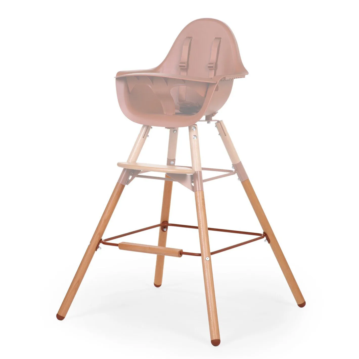 BÉABA Coussins Et Accessoires|Chaises En Bois<Evolu Extra Set De Pieds Longues + Repose Pieds - Bois - Rou