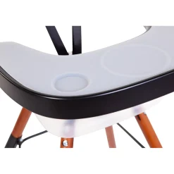 BÉABA Coussins Et Accessoires|Chaises Évolutives<Evolu Tablette De Chaise - Abs - Noir + Napperon En Silicone