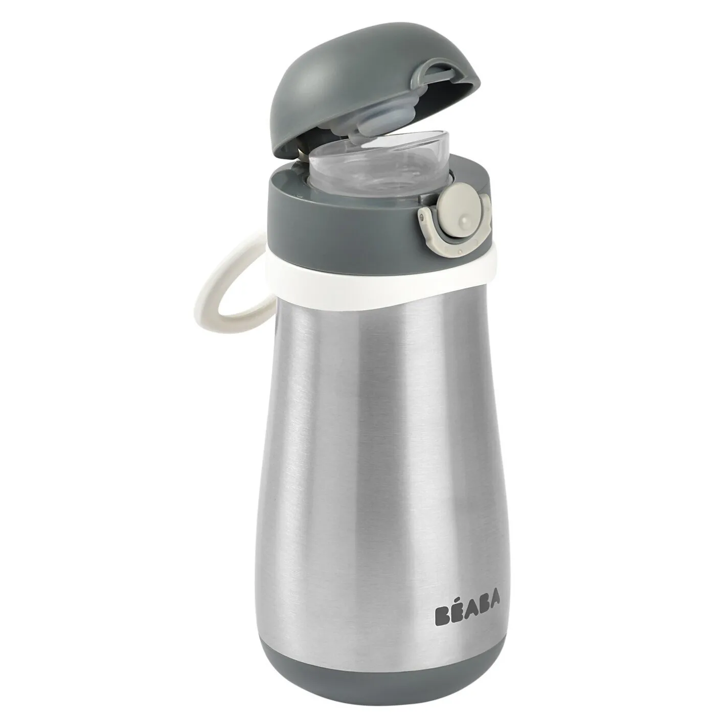 BÉABA Couverts Vaisselle Et Bavoirs|Biberons Et Accessoires<Gourde inox 350 ml Gris minéral