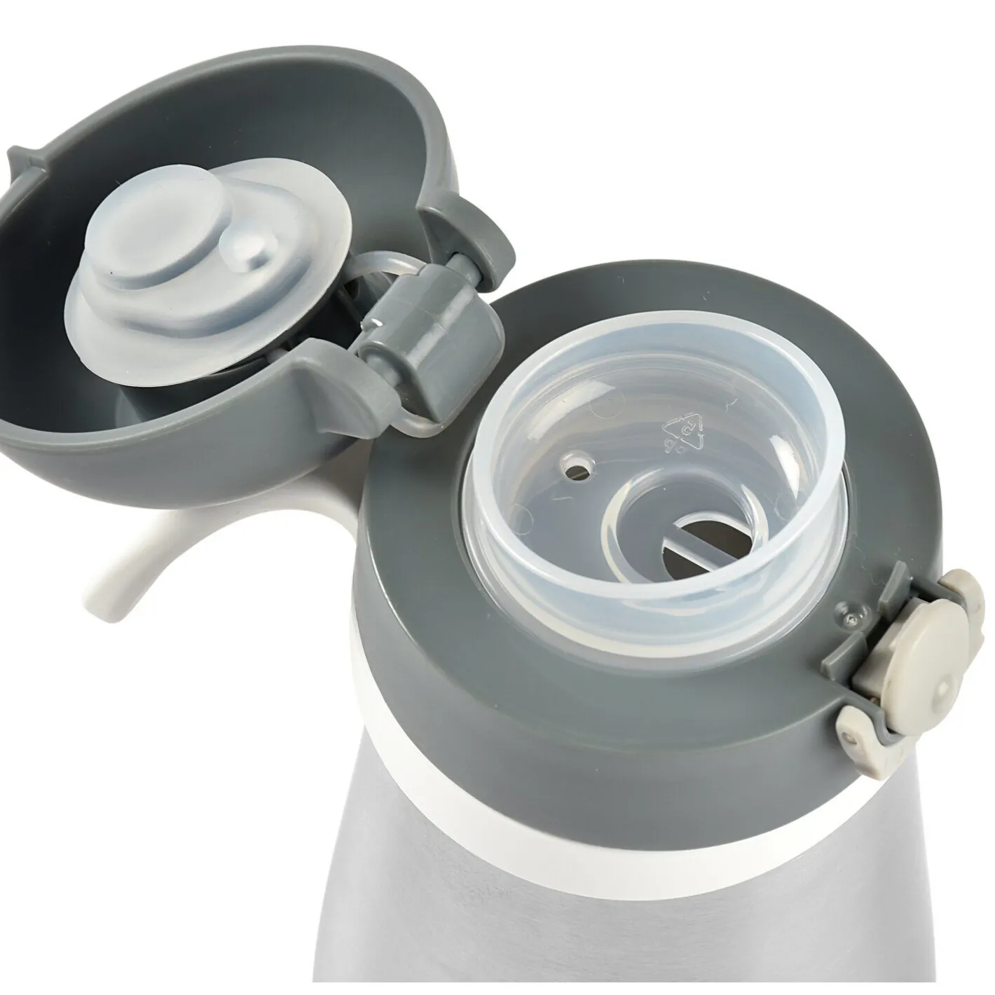 BÉABA Couverts Vaisselle Et Bavoirs|Biberons Et Accessoires<Gourde inox 350 ml Gris minéral