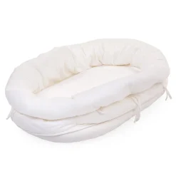 BÉABA Accessoires De Lit|Berceaux Et Couffins<Housse de berceau en rotin jersery blanc cassé