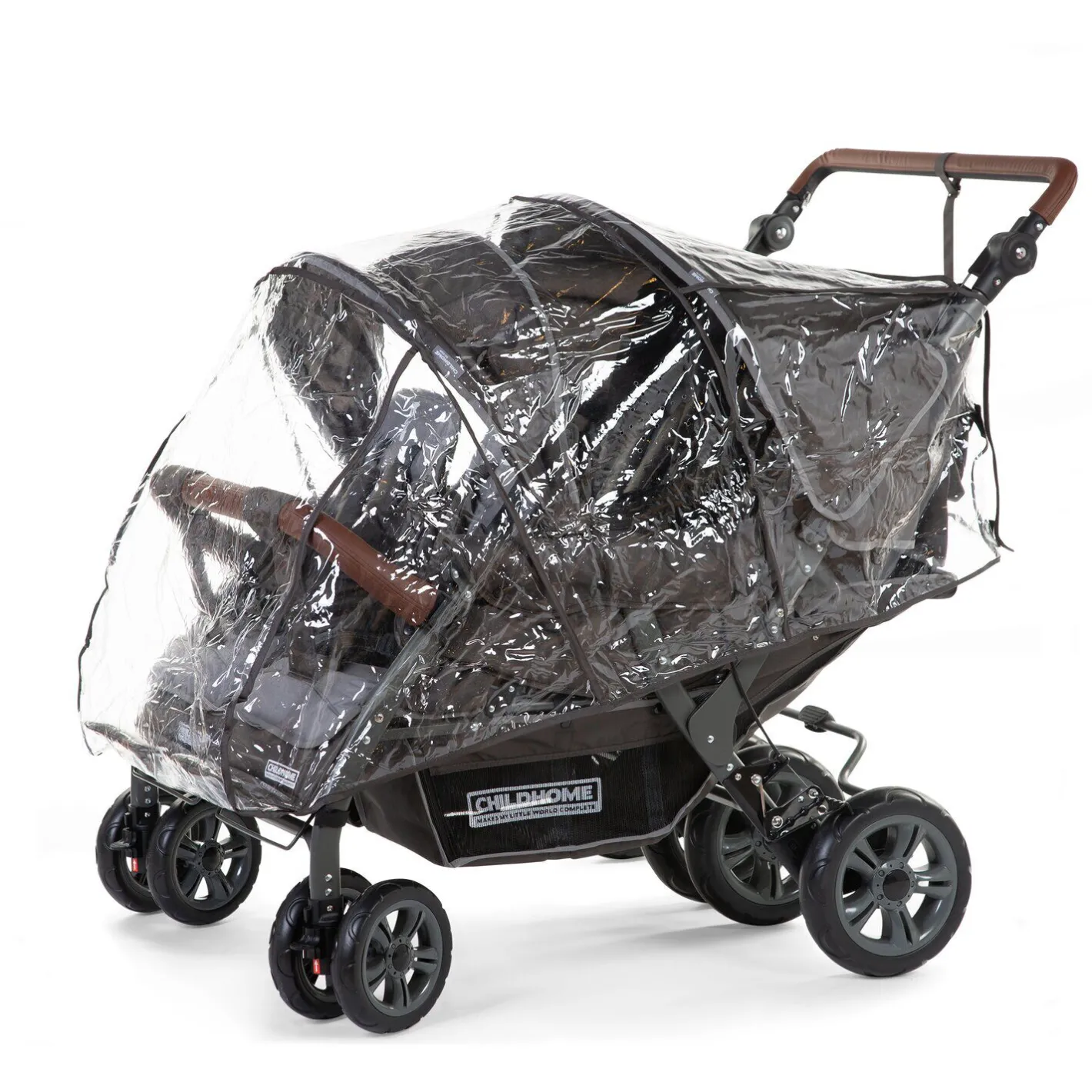 BÉABA Poussettes Et Accessoires<Housse de pluie Quadruple anthracite