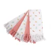 BÉABA Baignoires Et Accessoires|Couverts Vaisselle Et Bavoirs<Langes Tetra - Coton - Tipi + Nude Avec Franges - 5 Pcs