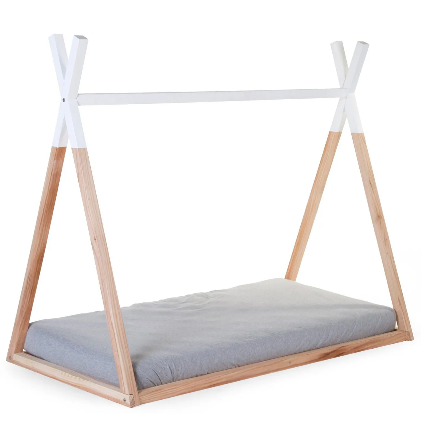 BÉABA Lits Tipi Et Cabanes<Lit Tipi - 70x140 Cm - Bois - Naturel Blanc