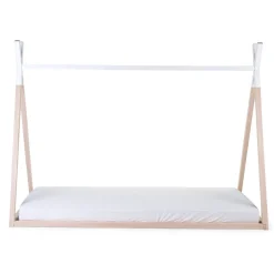 BÉABA Lits Tipi Et Cabanes<Lit Tipi Junior - 90x200 Cm - Bois - Naturel Blanc