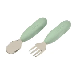 BÉABA Couverts Vaisselle Et Bavoirs<Lot 2 pré-couverts d'apprentissage Inox Vert sauge