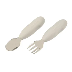 BÉABA Couverts Vaisselle Et Bavoirs<Lot 2 pré-couverts d'apprentissage Inox Gris velours