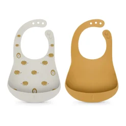 BÉABA Couverts Vaisselle Et Bavoirs<Lot de 2 bavoirs silicone Colour Essence