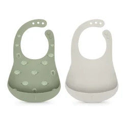 BÉABA Couverts Vaisselle Et Bavoirs<Lot de 2 bavoirs silicone Colour Essence
