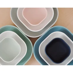 BÉABA Goûter Sain|Couverts Vaisselle Et Bavoirs<Lot de 3 bols silicone gigogne Vert sauge