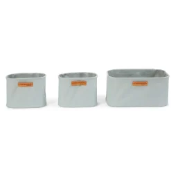 BÉABA Paniers De Rangement<Lot de 3 paniers de rangement suspendus Polyester gris