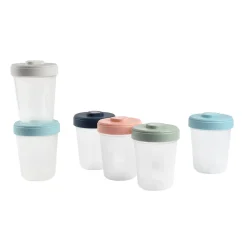 BÉABA Pots De Conservation<Lot de 6 portions clip 2ème âge 250ml