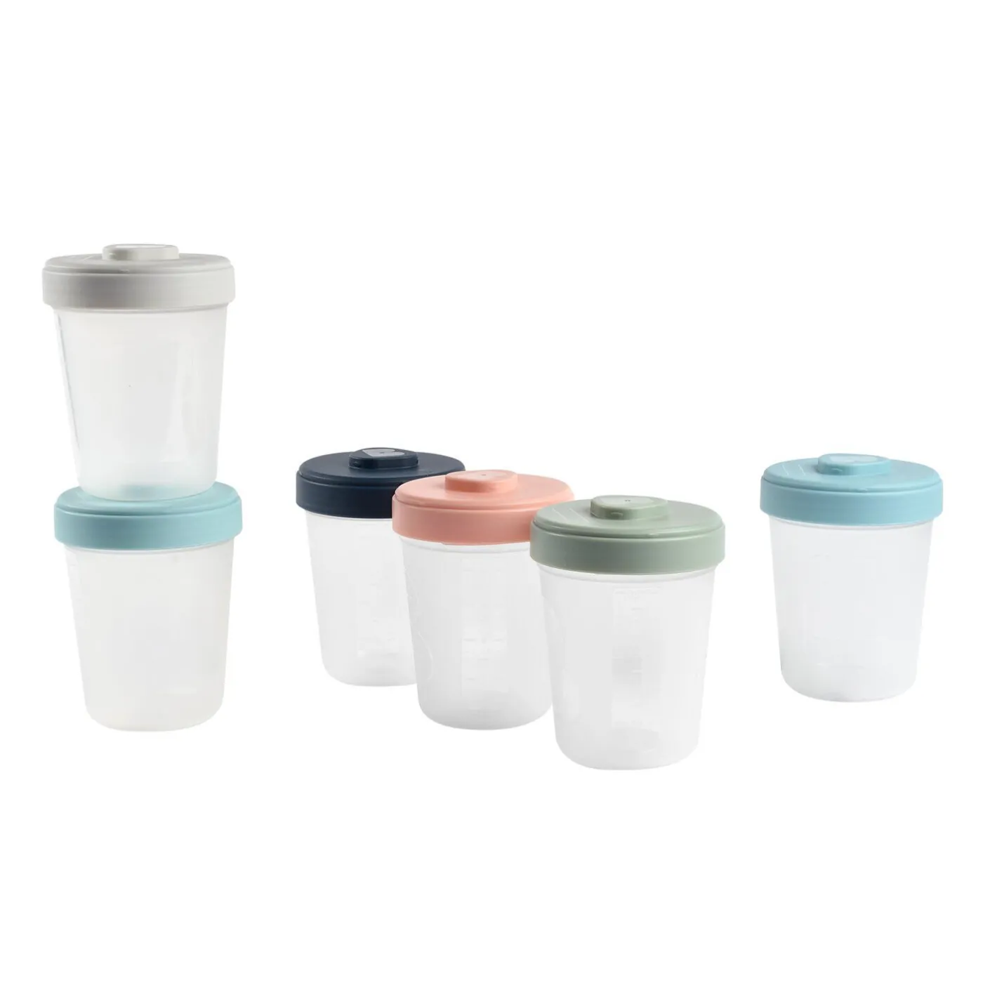 BÉABA Pots De Conservation<Lot de 6 portions clip 2ème âge 250ml