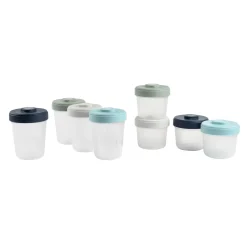 BÉABA Pots De Conservation|Pots De Conservation<Lot de 8 portions clip 2ème âge (4X150ml et 4X250ml)