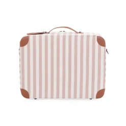 Enfant BÉABA Sacs À Dos Enfant|Sacs De Voyage<Mini Traveller Kids Suitcase - Rayures - Nude/Terracotta