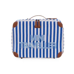 Enfant BÉABA Sacs À Dos Enfant|Sacs De Voyage<Mini Traveller Kids Suitcase - Rayures - Bleu Electrique /Bl