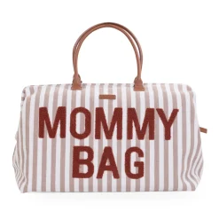BÉABA Sacs De Voyage|Sacs À Langer<Mommy Bag ® Sac à Langer - Rayures - Nude/Terracotta