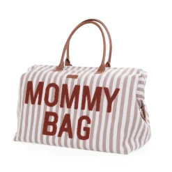 BÉABA Sacs De Voyage|Sacs À Langer<Mommy Bag ® Sac à Langer - Rayures - Nude/Terracotta