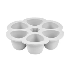 BÉABA Goûter Sain|Couverts Vaisselle Et Bavoirs<Moule multiportions silicone 6X90ml Gris clair