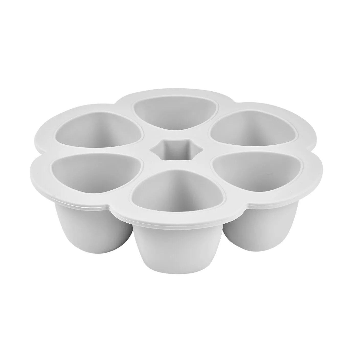 BÉABA Goûter Sain|Couverts Vaisselle Et Bavoirs<Moule multiportions silicone 6X90ml Gris clair