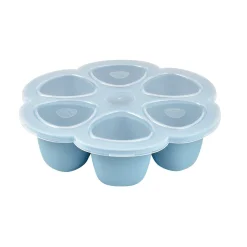 BÉABA Goûter Sain|Couverts Vaisselle Et Bavoirs<Moule multiportions silicone 6X90ml Bleu